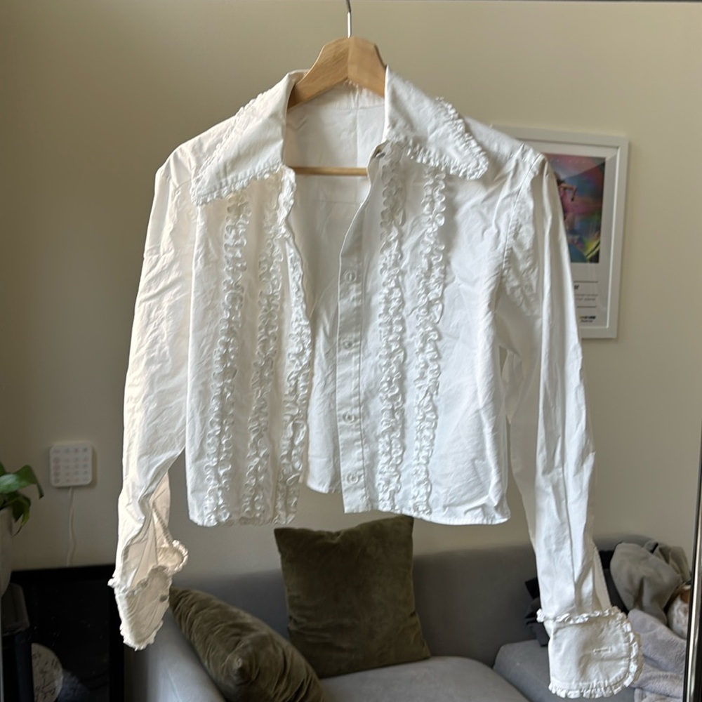 Crop Dress Shirt
